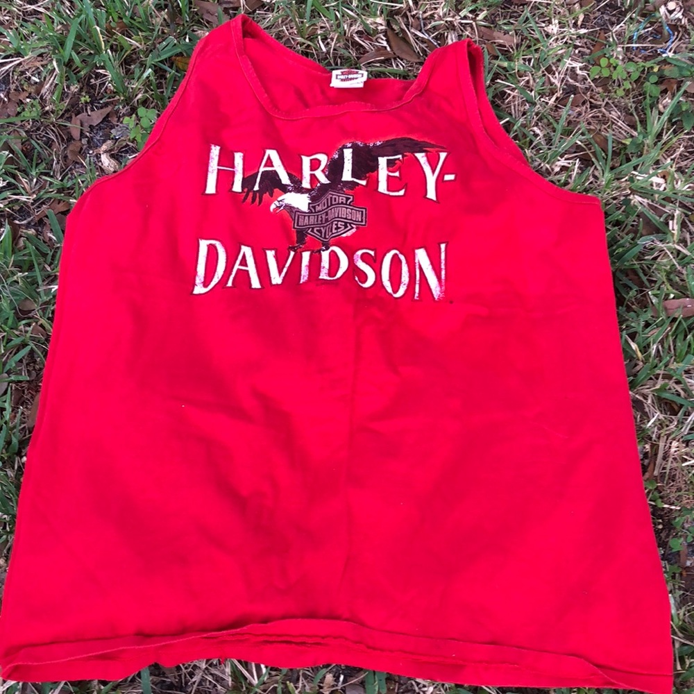 HARLEY DAVIDSON: MENS tank top